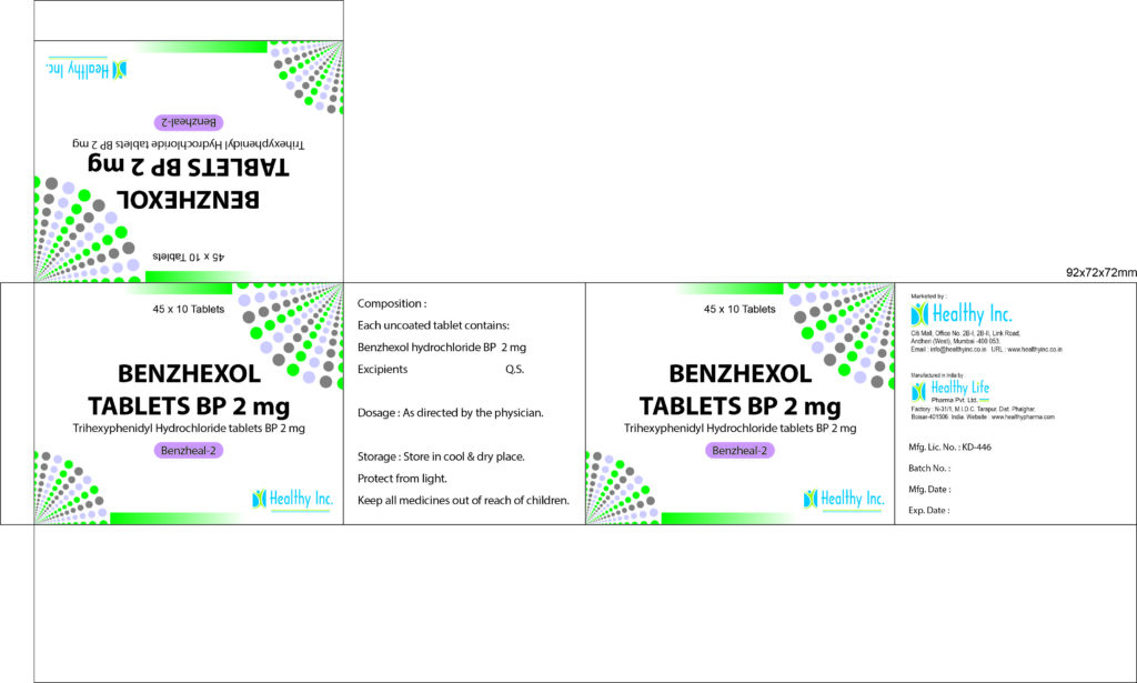 Benzhexol hydrochloride Tablets (Trihexyphenidyl Hydrochloride) , बेंज़हेक्सोल हाइड्रोक्लोराइड टैबलेट (ट्राइहेक्सीफेनिडिल हाइड्रोक्लोराइड) , comprimidos de clorhidrato de benzoxol (clorhidrato de trihexifenidilo), comprimés de chlorhydrate de benzhexol (chlorhydrate de trihexyphénidyle) , قرص بنزهكسول هيدروكلوريد (تريهكسيفينيديل هيدروكلوريد) ملجم ملجم , 鹽酸苯海索錠（鹽酸苯海索）, comprimidos de cloridrato de benzhexol (cloridrato de trihexifenidil), Бенжексола гидрохлорид Таблетки (Тригексифенидил гидрохлорид) , 塩酸ベンヘキソール錠（塩酸トリヘキシフェニジル） , suppliers India, Exporters,Wholesalers India, Distributors India, Generic Supplier,who gmp certified manufacturer, pharmaceutical companies in Mumbai , pharmaceutical manufacturing companies in Mumbai , pharmaceutical manufacturing companies, pcd pharma franchise, third party manufacturing pharma company, pharmaceutical third party manufacturing, pharmaceutical manufacturers in India, pharmaceutical manufacturer India, pharma manufacturers in India, pharma company in Mumbai, pharma manufacturer in Mumbai, active pharma ingredients India, pcd pharma franchise company, pcd pharma franchise in India, drug manufacturing companies in Mumbai, contract manufacturing companies in Mumbai, pharmaceutical contract manufacturing companies in Mumbai, pharmaceutical contract manufacturing companies in India, top pharma exporter in Mumbai, top pharma exporter in India, third party pharma exporter in Mumbai, third party pharma exporter in India, third party pharmaceutical companies in Mumbai , third party pharmaceutical manufacturing companies in Mumbai , third party pharmaceutical manufacturing companies