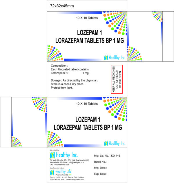 Lorazepam Tablets - Image 2