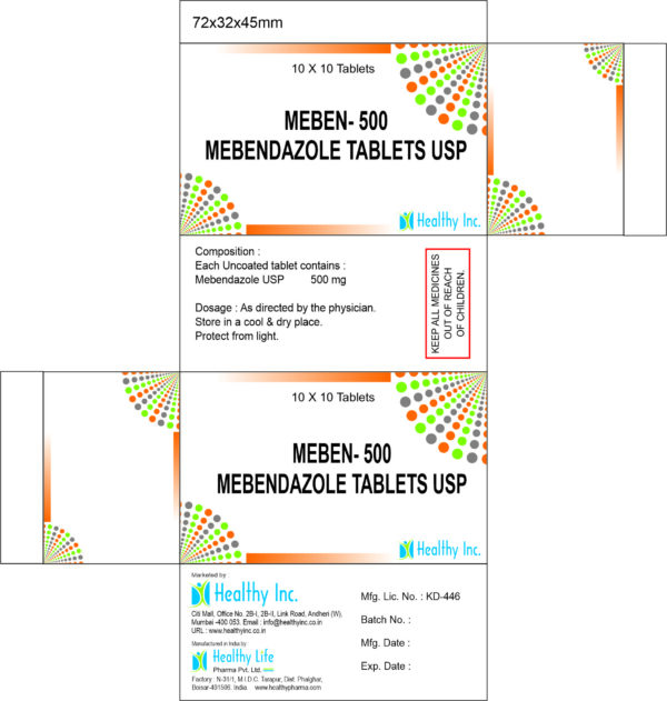 Mebendazole Tablets - Image 3