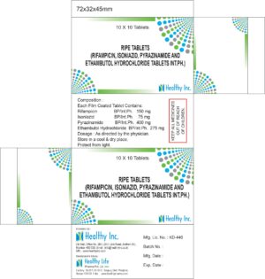 Rifampicin 150 Isoniazid 150 Tablets