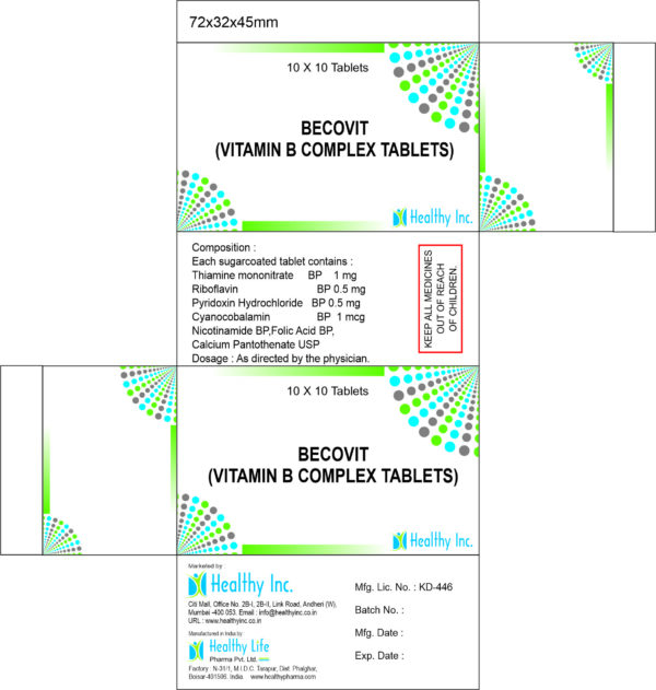 Vitamin B complex Tablets - Image 3