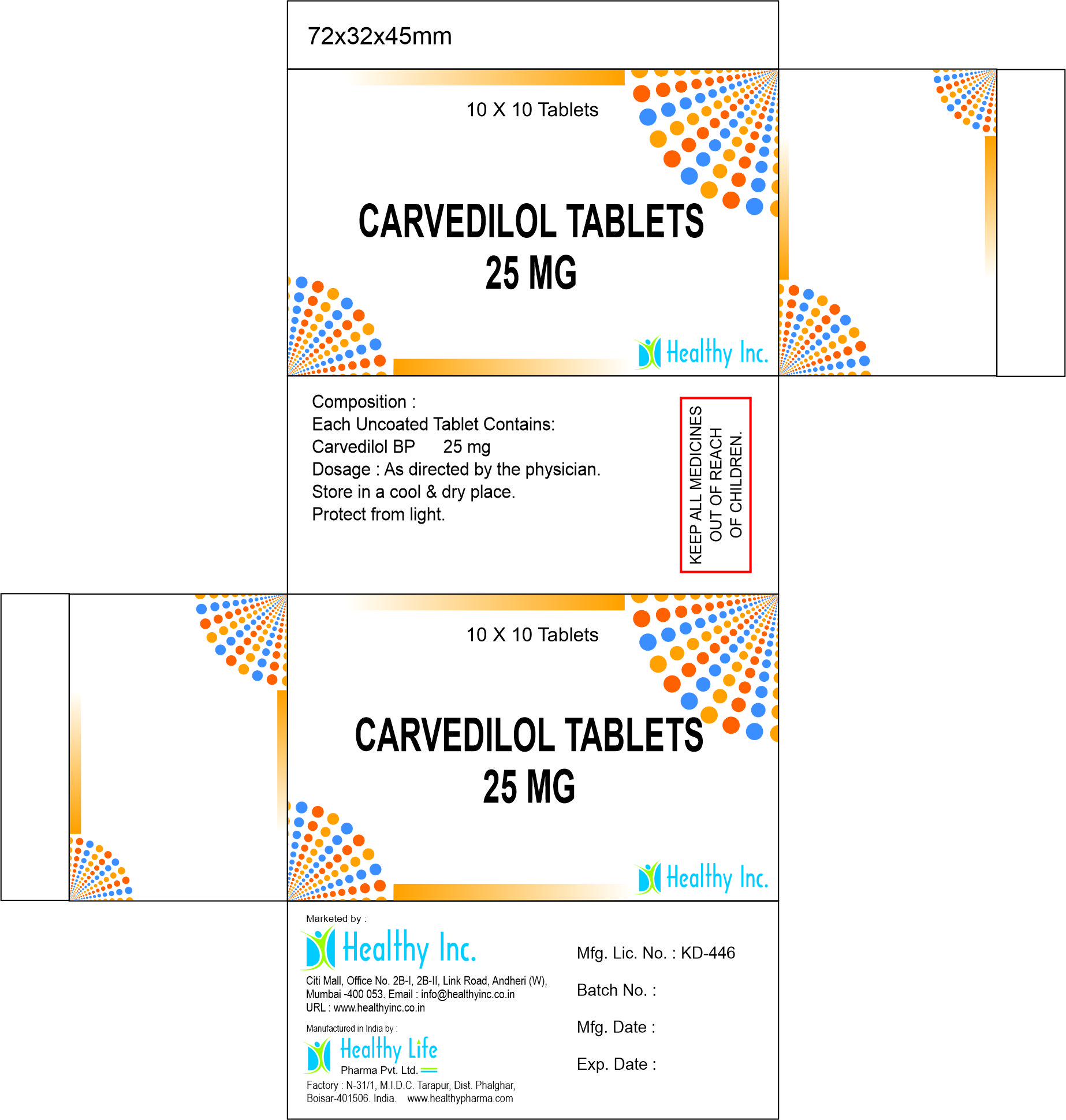 Carvedilol Tablets