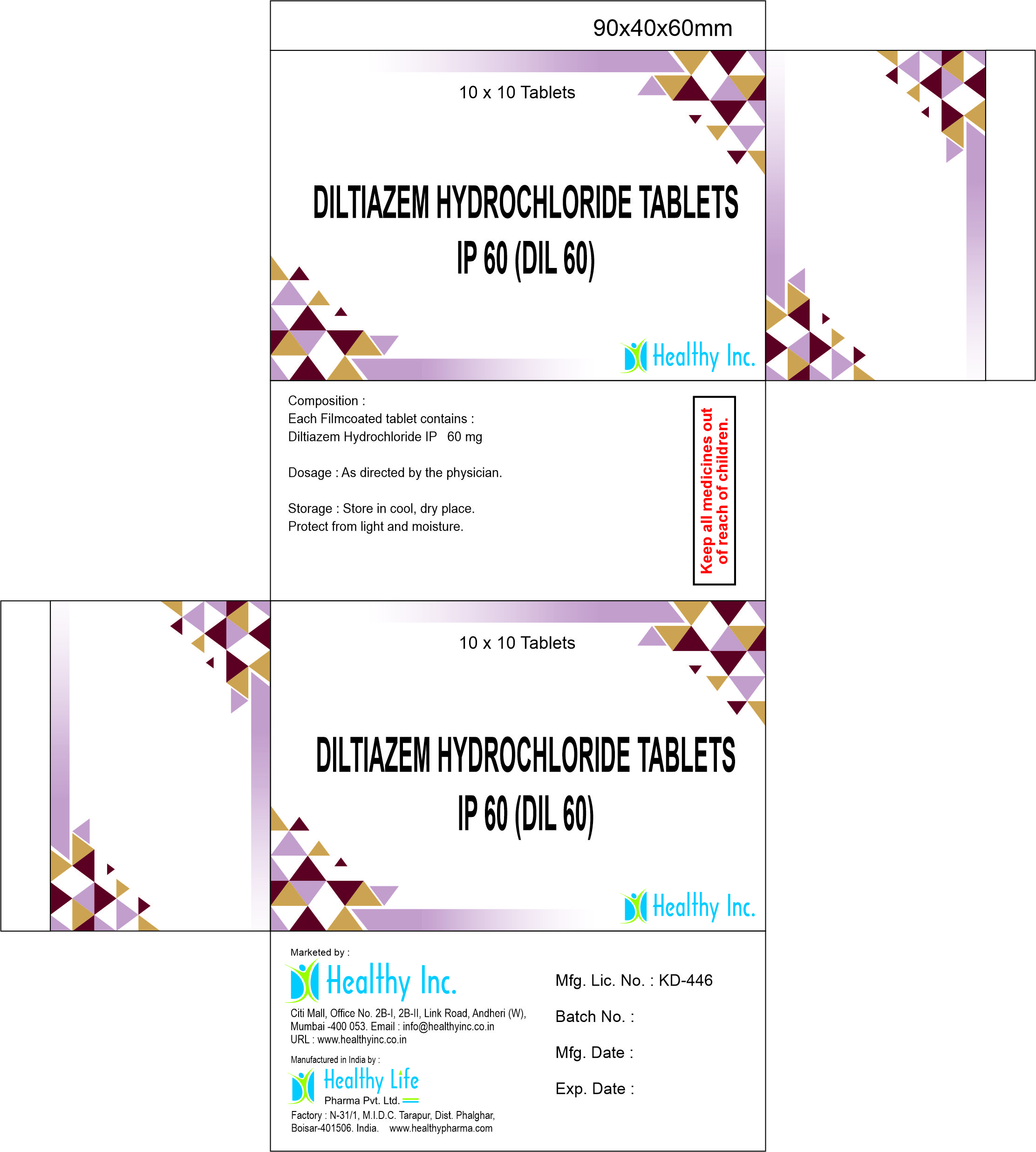 Diltiazem Hydrochloride Tablets