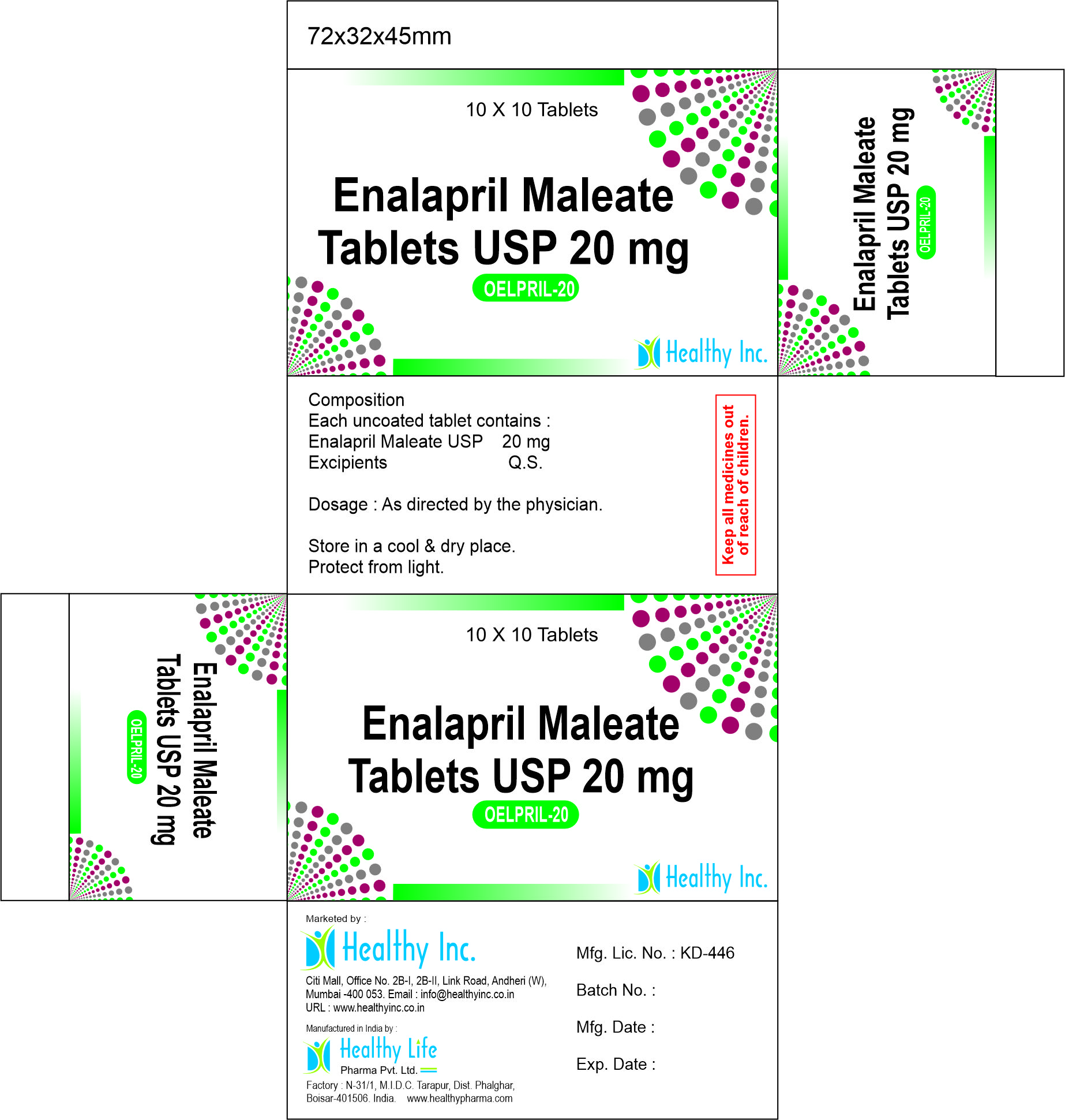 Enalapril Tablets .