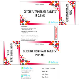 Glyceryl Trinitrate Tablets