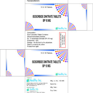 Isosorbide Dinitrate Tablets
