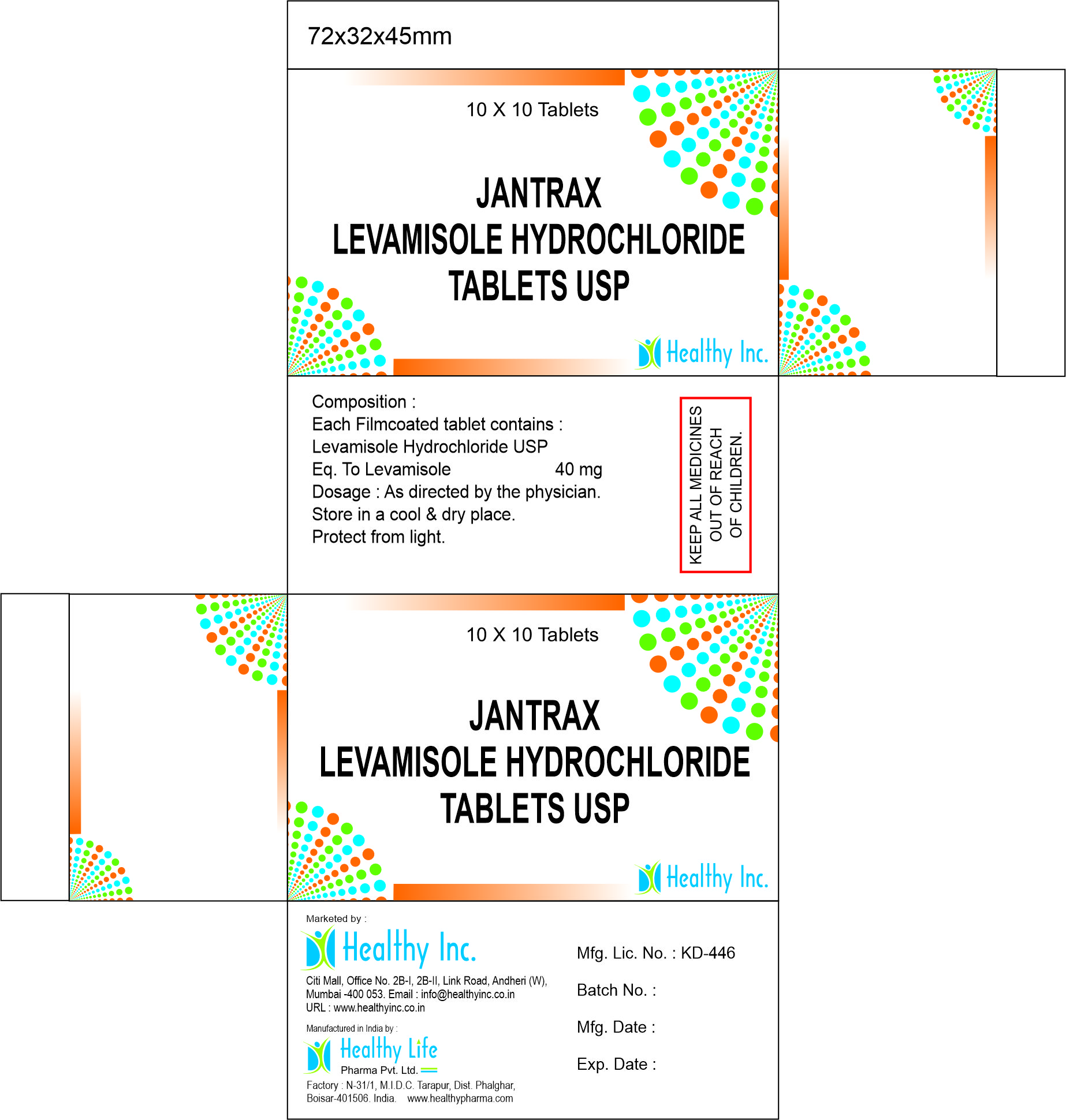 Levamisole Hydrochloride Tablets