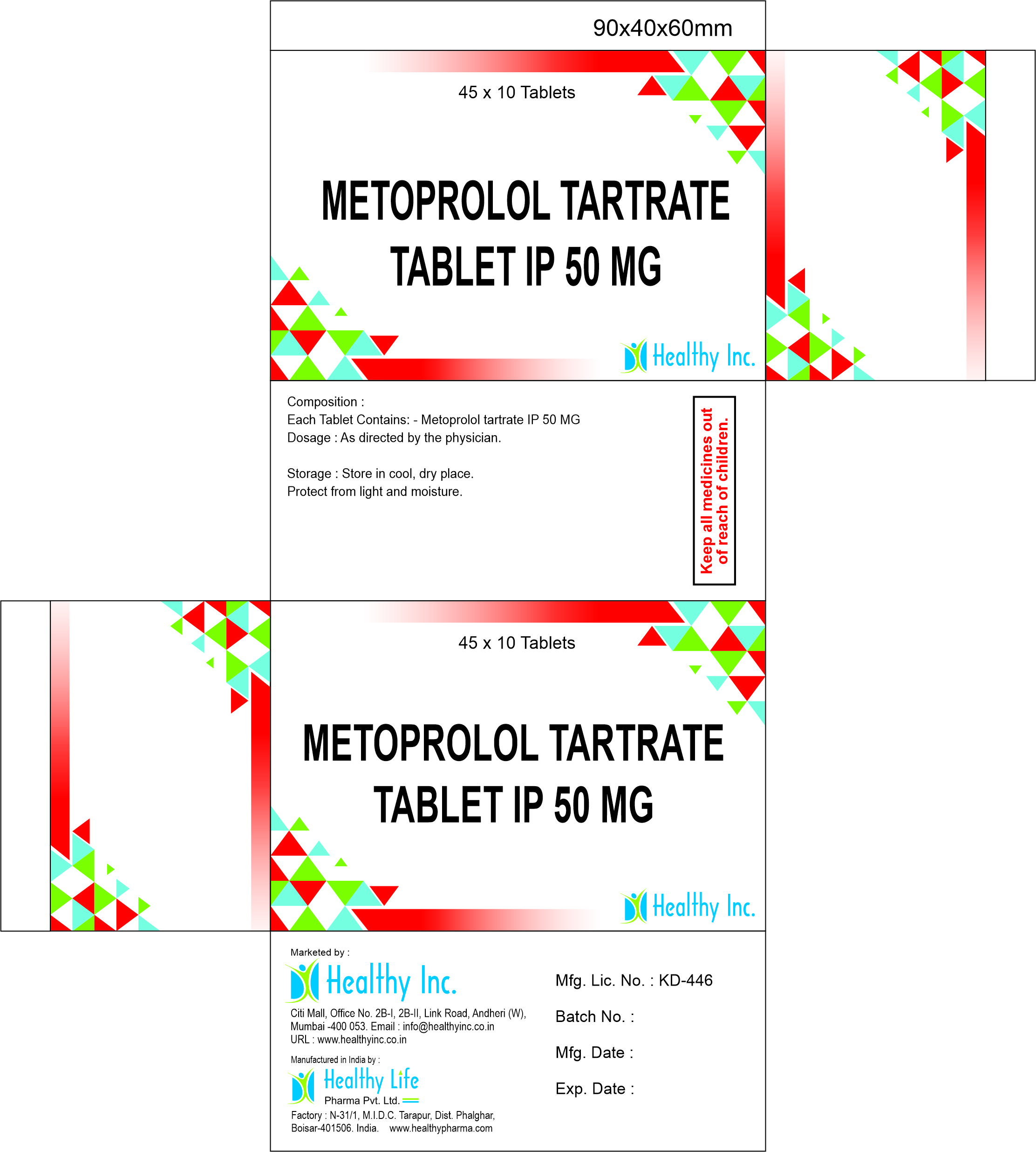 Metoprolol Tartrate Tablet