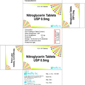 Nitroglycerin Tablets mcg