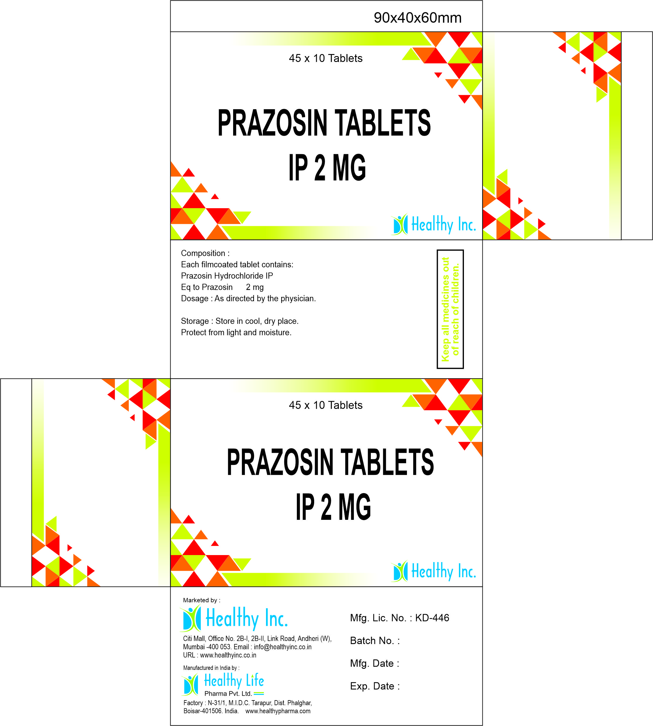 Prazosin Tablets