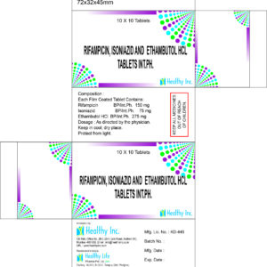 Rifampicin + Isoniazid + Ethambutol HCl Tablets (Combi Kit)