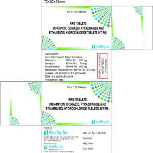Rifampicin + Isoniazid + Pyrazinamide Tablets (Combi Kit)