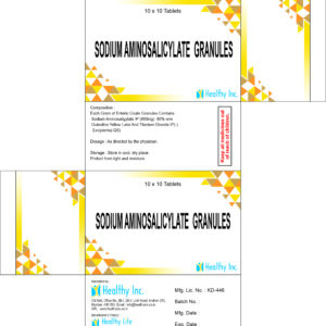 Sodium Aminosalicylate Granules % ww