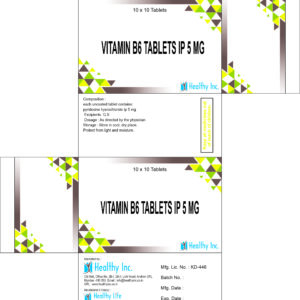 Vitamin B Tablets (Pyridoxine )