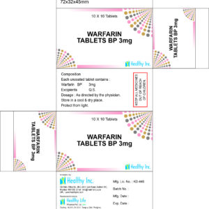 Warfarin sodium Tablets